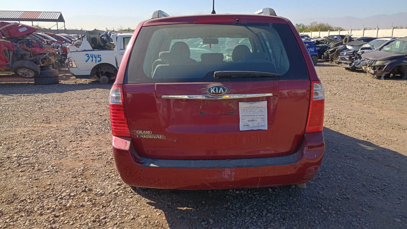 Desarme KIA GRAND CARNIVAL 2014