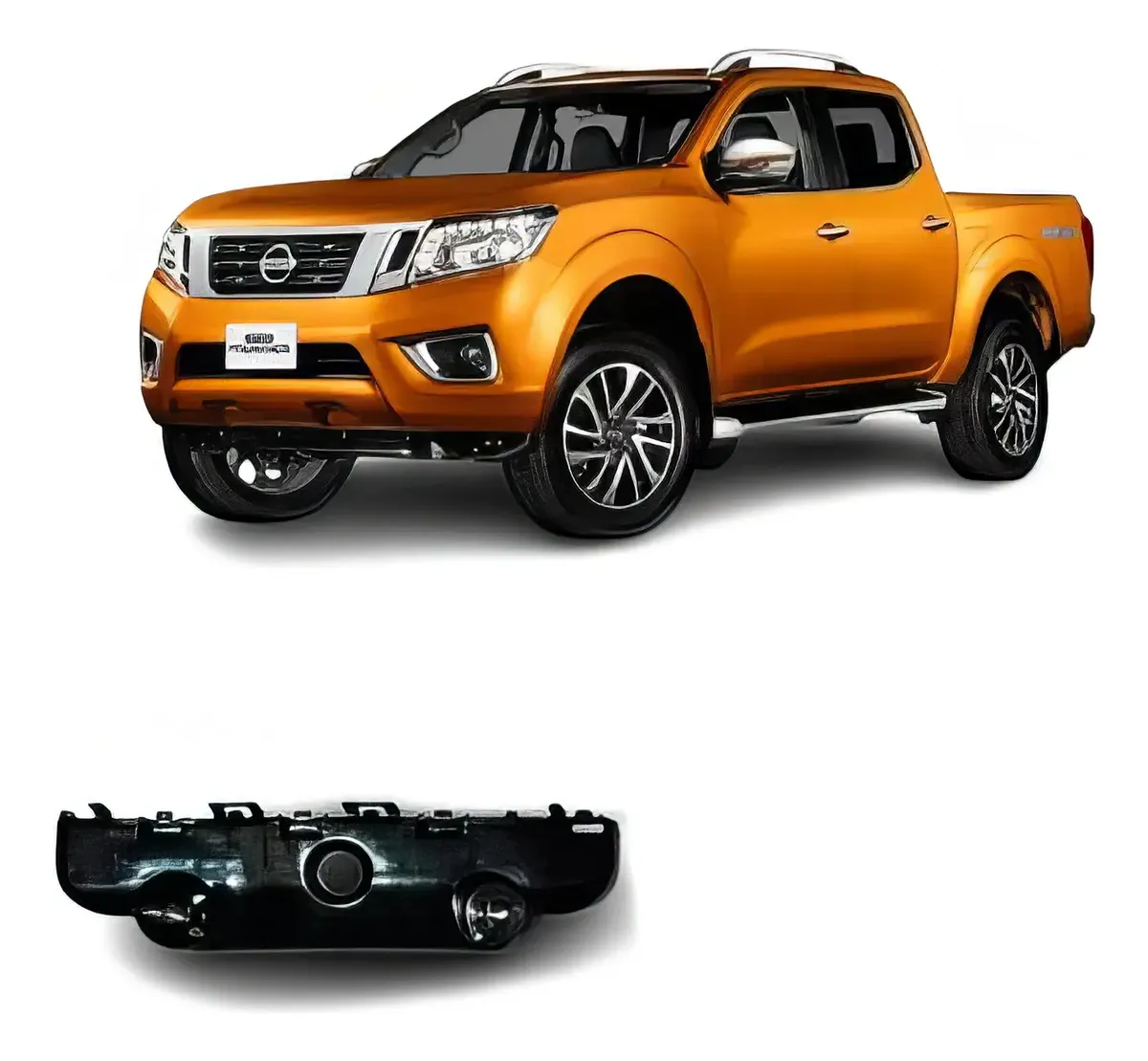Mensula de tapabarro izquierdo nissan np300 2015 2016 2017 2018 2019