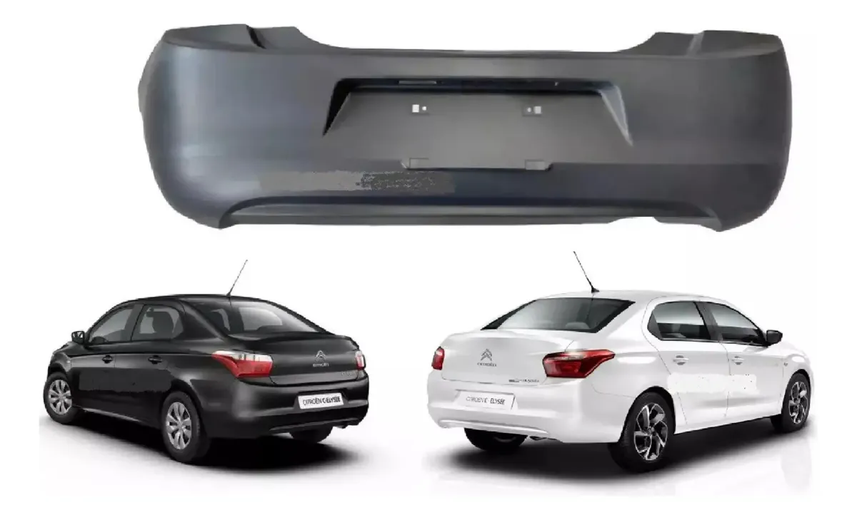 Parachoque trasero citroen celysee 2013 2014 2015 2016 2017 2018 2019 2020 2021 2022 2023 2024