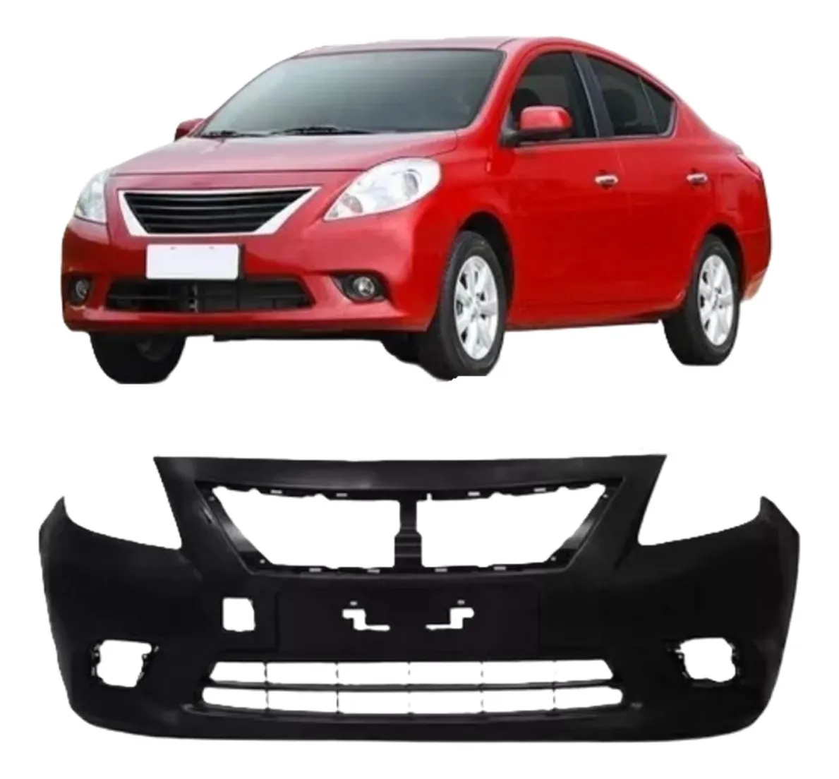 Parachoque delantero nissan versa 2012 2013 2014