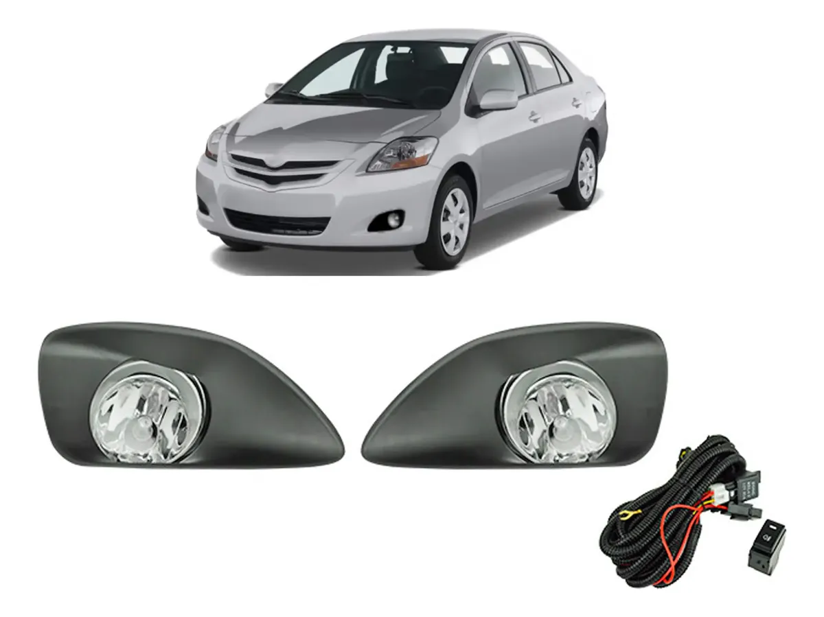 Kit de neblineros toyota yaris 2006 2007 2008 2009 2010 2011 2012 2013 2014