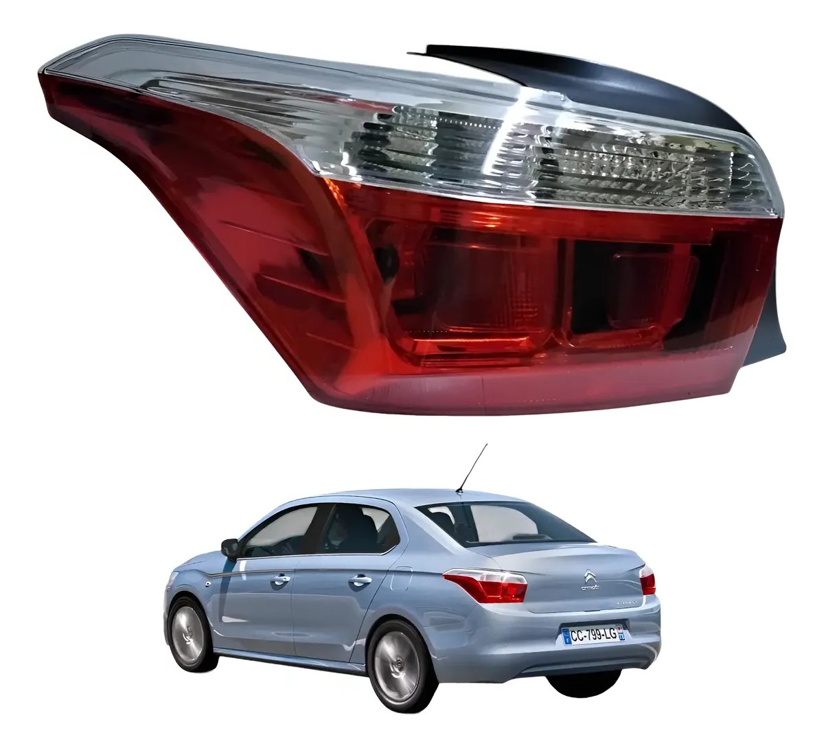 Foco trasero izquierdo citroen celysee 2013 2014 2015 2016 2017
