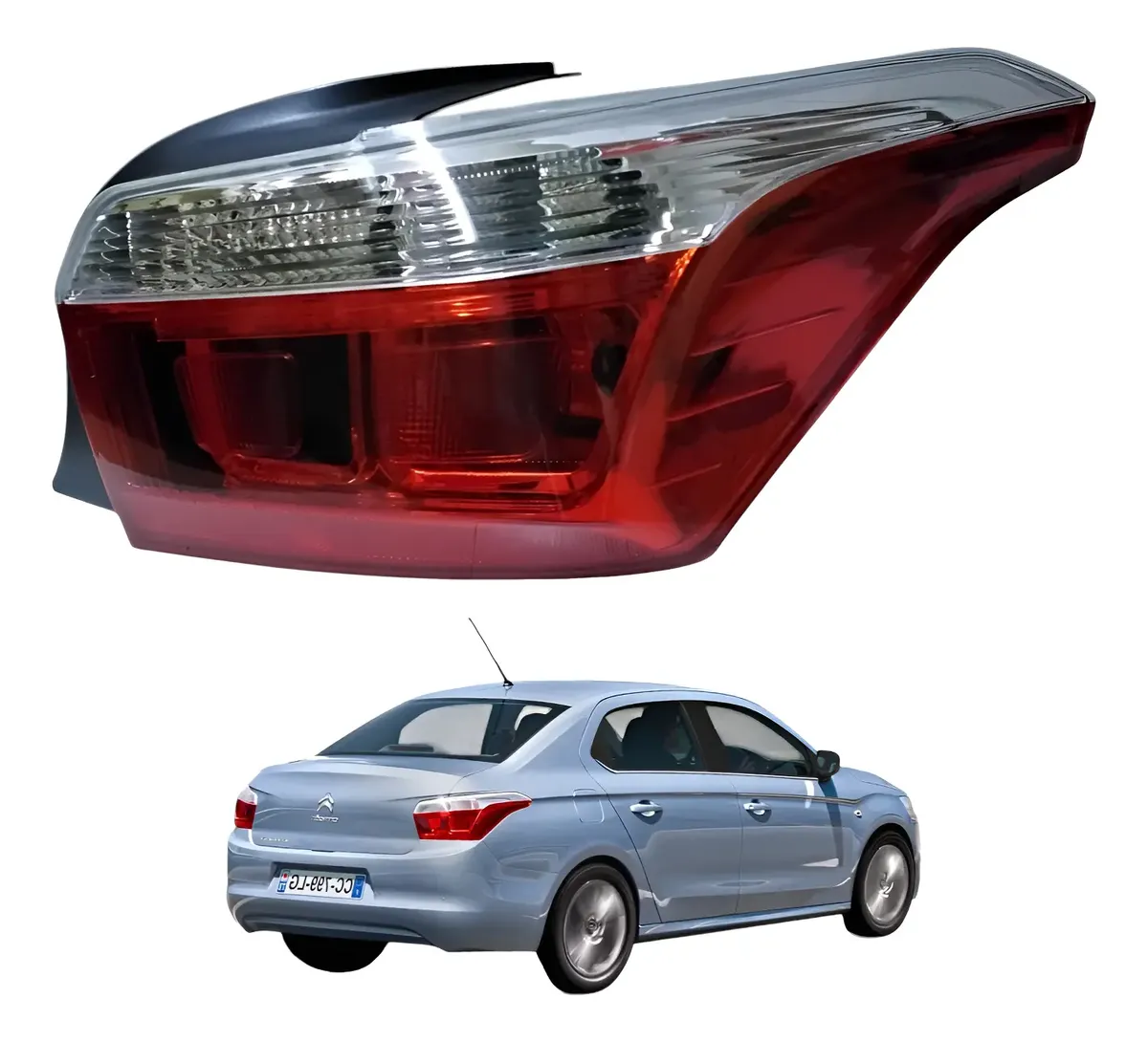 Foco trasero derecho citroen celysee 2013 2014 2015 2016 2017