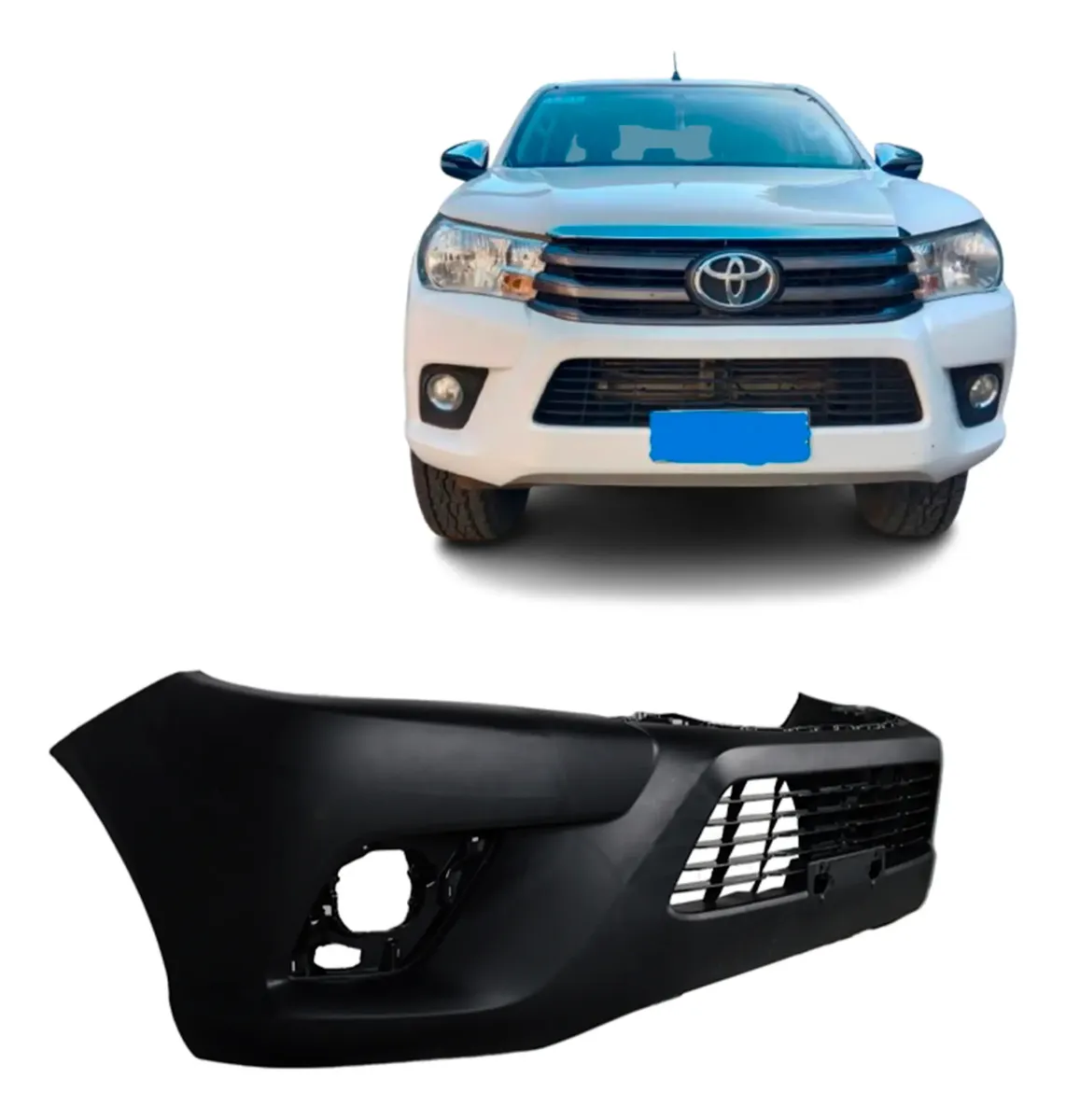 Parachoque delantero toyota hilux 2016 2017 2018 2019 2020