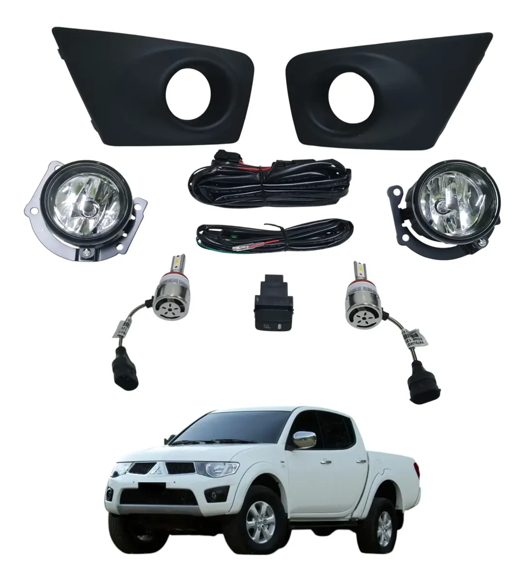 Kit de neblineros mitsubishi l200 2010 2011 2012 2013 2014 2015