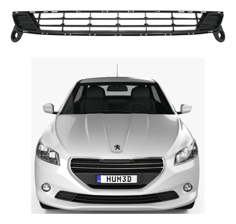 Rejilla parachoque central peugeot 301 2013 2014 2015 2016 2017