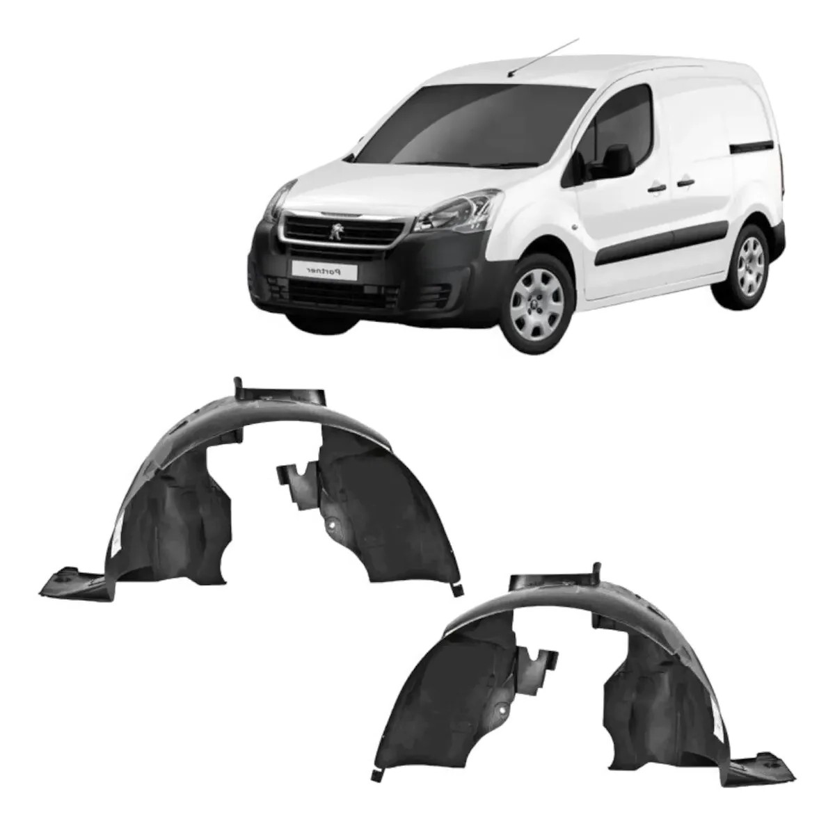 Guardafango delantero izquierdo peugeot partner 2012 2013 2014 2015 2016 2017 2018 2019