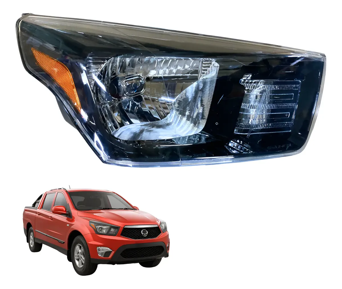 Optico derecho ssangyong actyon sport 2012 2013 2014 2015 2016 2017 2018 2019 2020