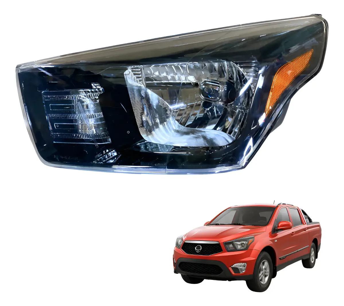 Optico izquierdo ssangyong actyon sport 2012 2013 2014 2015 2016 2017 2018 2019 2020