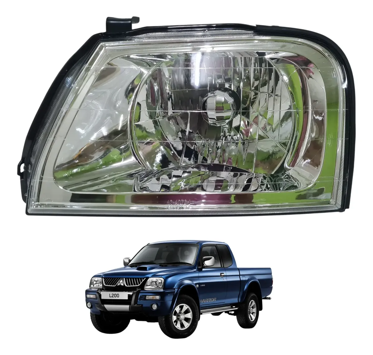 Optico izquierdo mitsubishi l200 2000 2001 2002