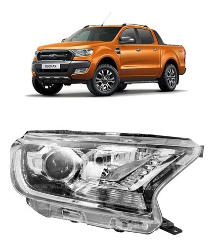 Optico derecho ford ranger 2017 2018 2019