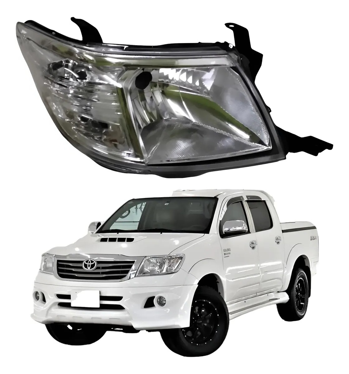 Optico derecho toyota hilux 2012 2013 2014 2015