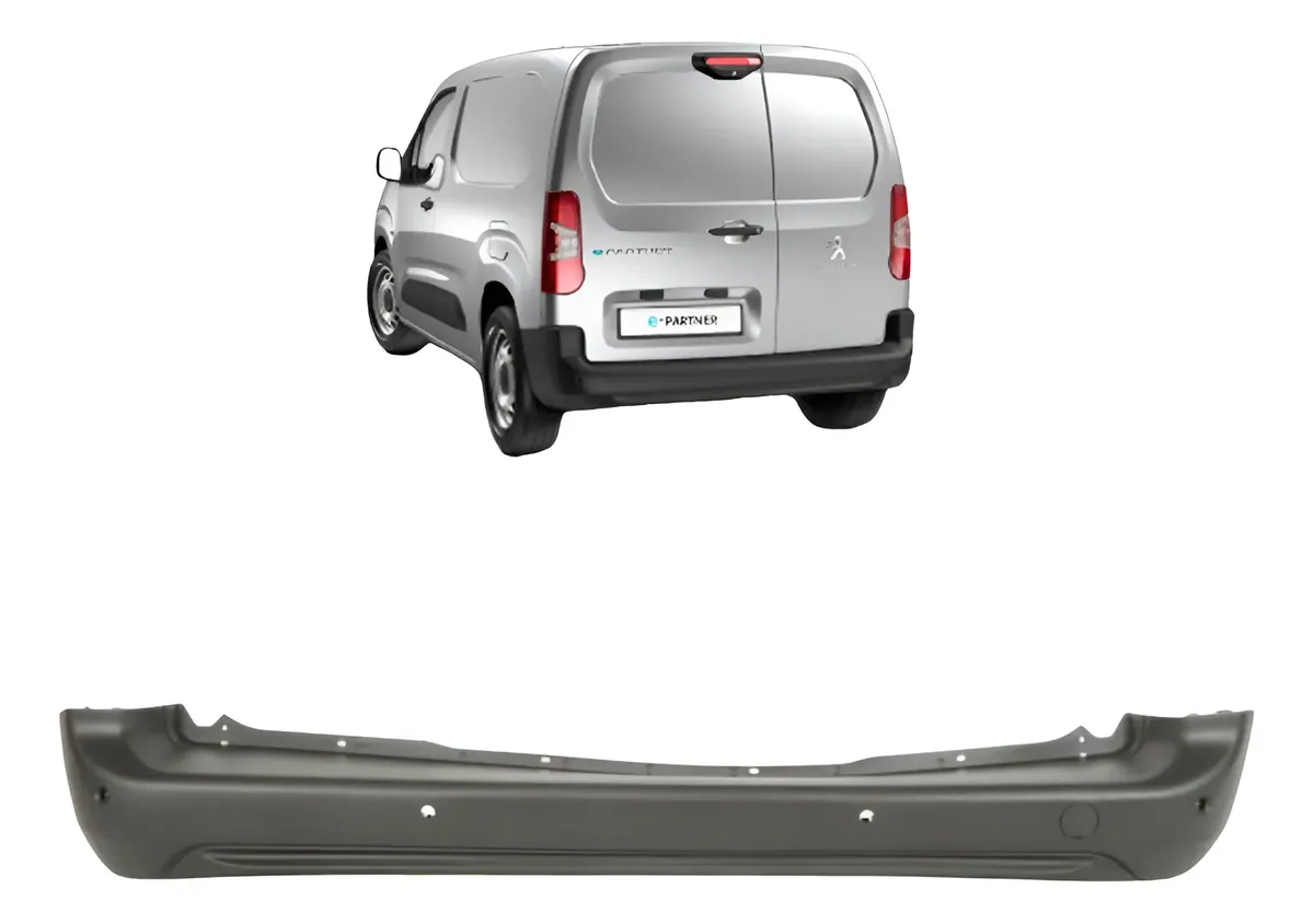Parachoque trasero peugeot partner 2020 2021 2022 2023 2024