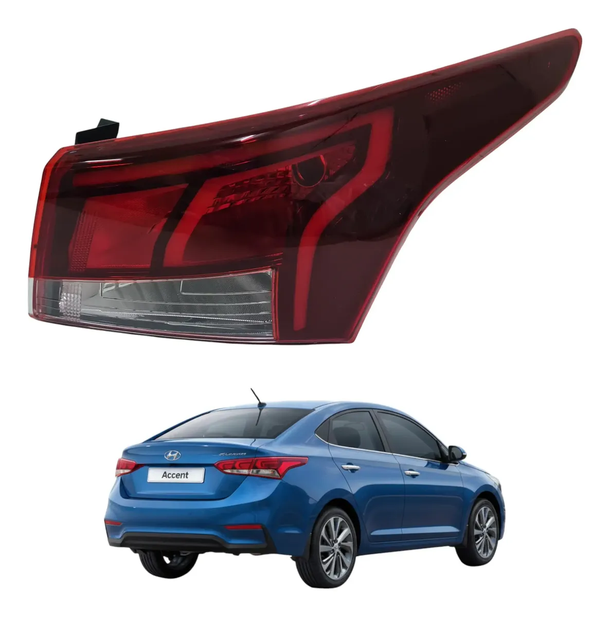 Foco trasero derecho hyundai accent rb 2021 2022 2023 2024