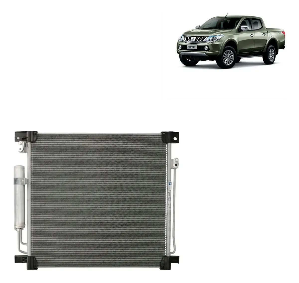 Radiador de aire mitsubishi l200 2016 2017 2018 2019