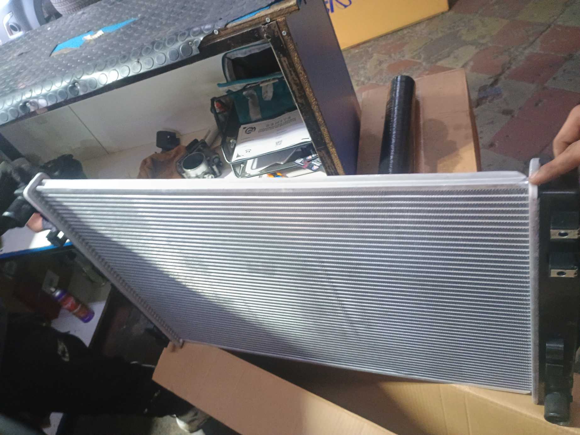 Radiador de agua nissan np300 2015 2016 2017 2018 2019 2020