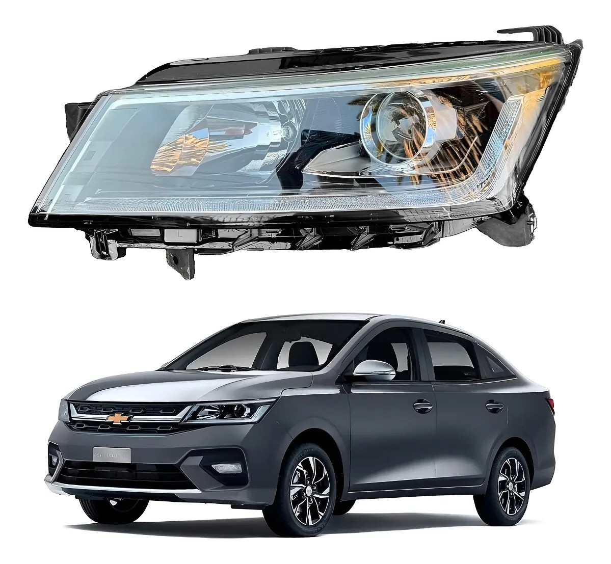 Optico izquierdo chevrolet sail 2024 2025 2026