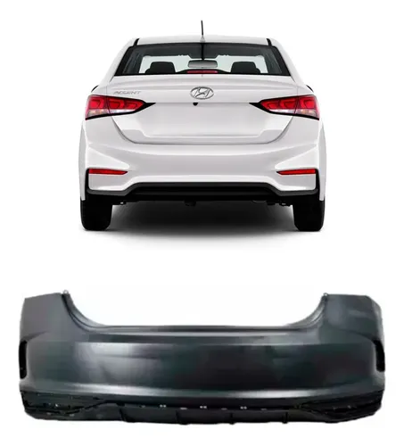 Parachoque trasero hyundai accent 2021 2022 2023 2024