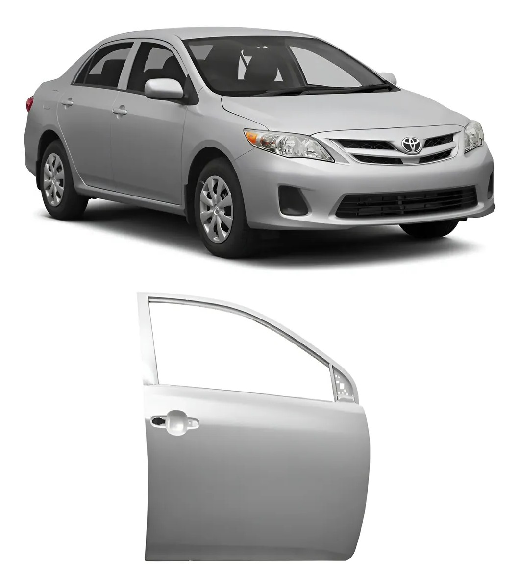Puerta delantera derecha toyota corolla 2009 2010 2011 2012 2013 2014
