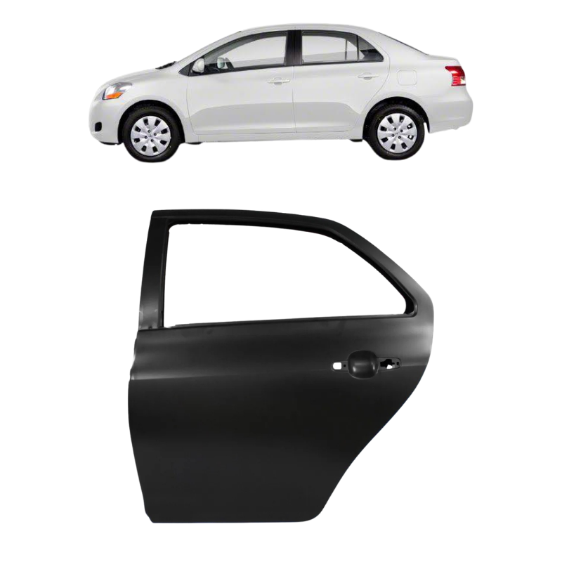 Puerta trasera izquierda toyota yaris 2006 2007 2008 2009 2010 2011 2012 2013