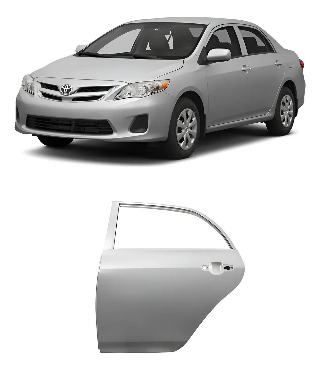 Puerta trasera izquierda toyota corolla 2009 2010 2011 2012 2013 2014