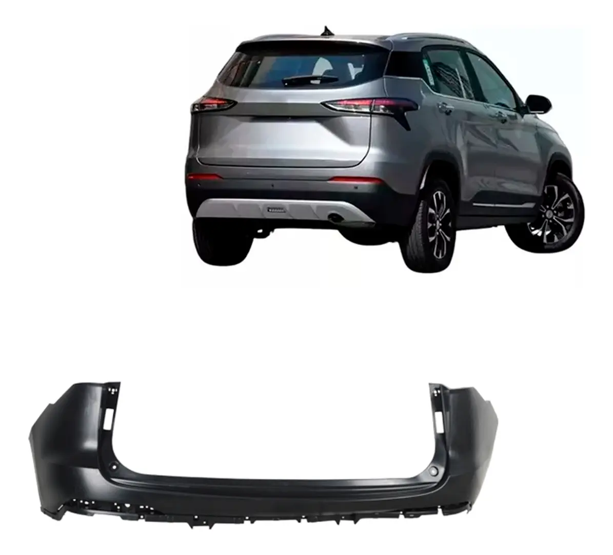 Parachoque trasero chevrolet groove 2021 2022 2023 2024