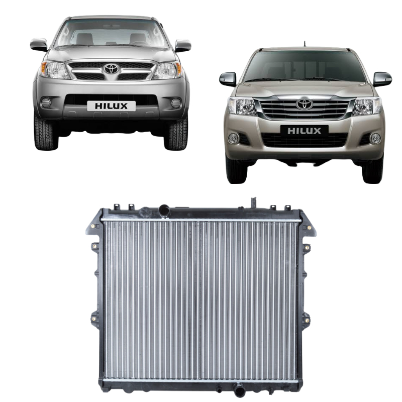 Radiador de agua toyota hilux 2005 2006 2007 2008 2009 2010 2011 2012 2013 2014 2015