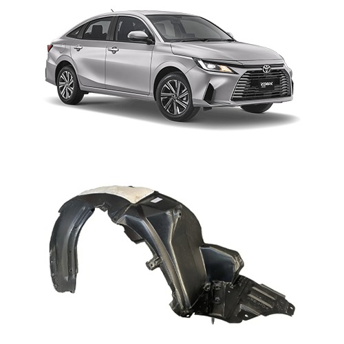 Guardafango delantero izquierdo toyota yaris 2023 2024 2025 2026