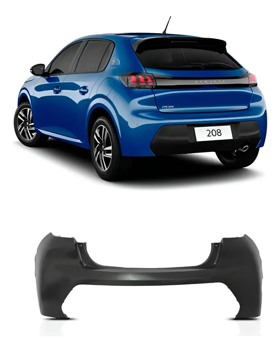 Parachoque trasero peugeot 208 2020 2021 2022 2023 2024 2025