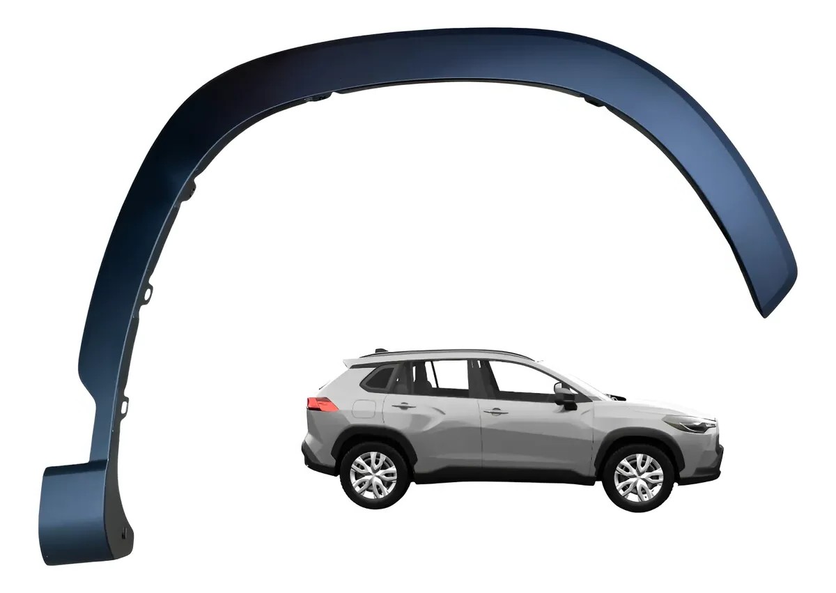 Moldura de tapabarro delantero izquierda toyota corolla cross 2021 2022 2023 2024 2025