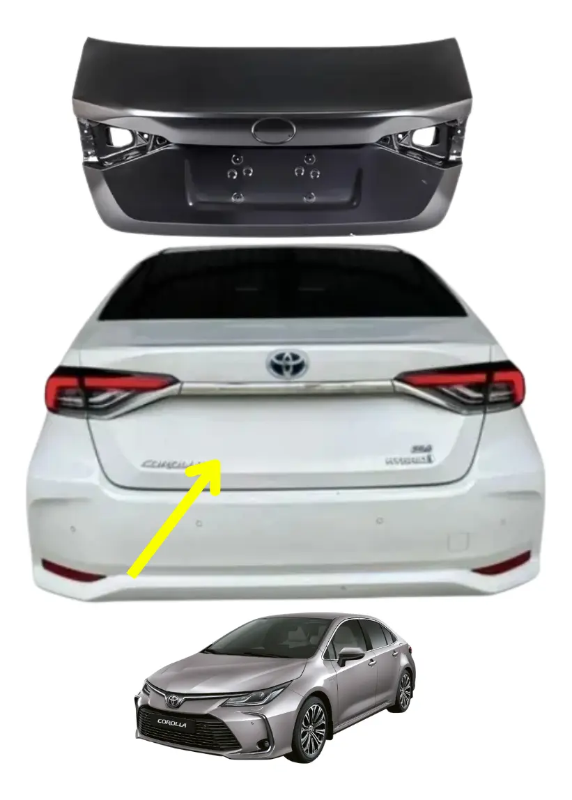 Tapa maleta / portalon toyota corolla 2021 2022 2023 2024