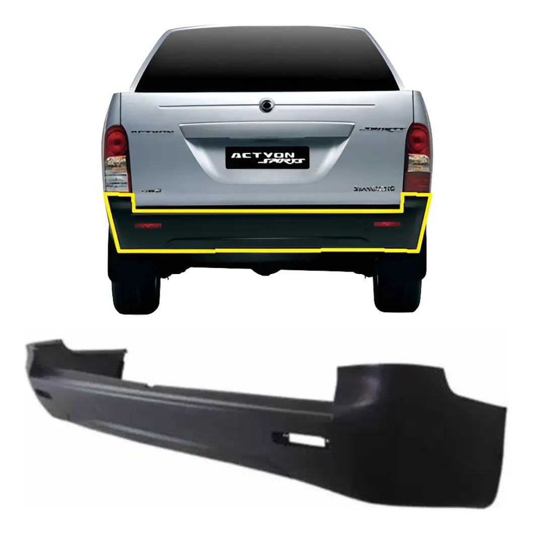 Parachoque trasero ssangyong actyon 2012 2013 2014 2015 2016 2017