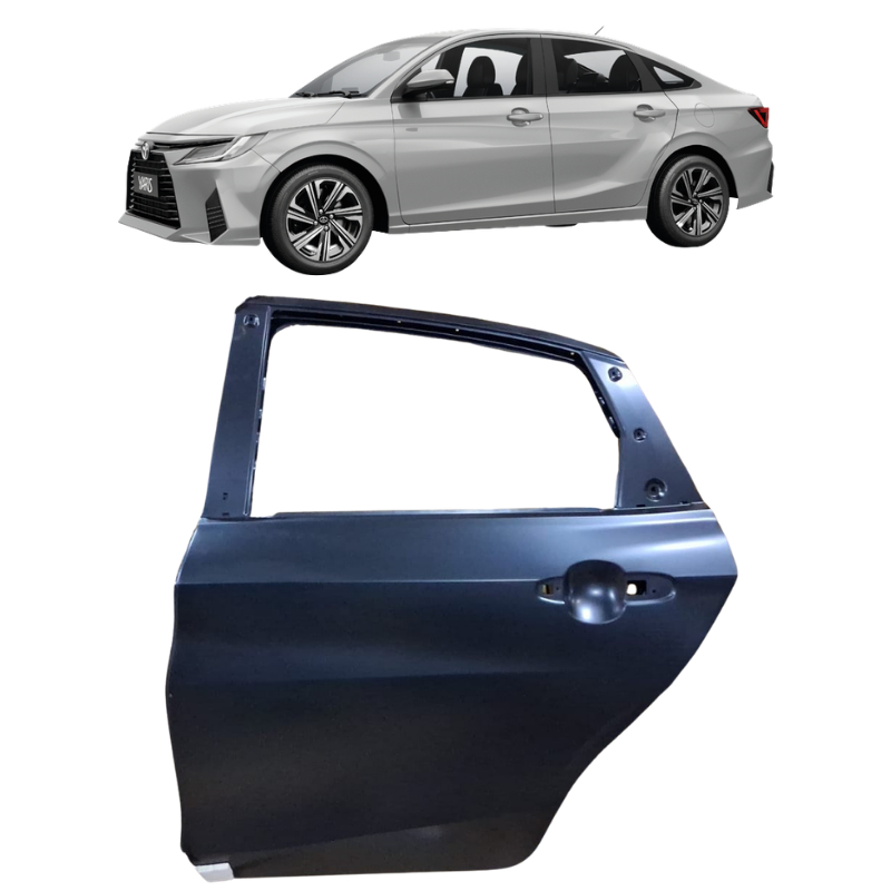 Puerta trasera izquierda toyota yaris 2023 2024 2025 2026