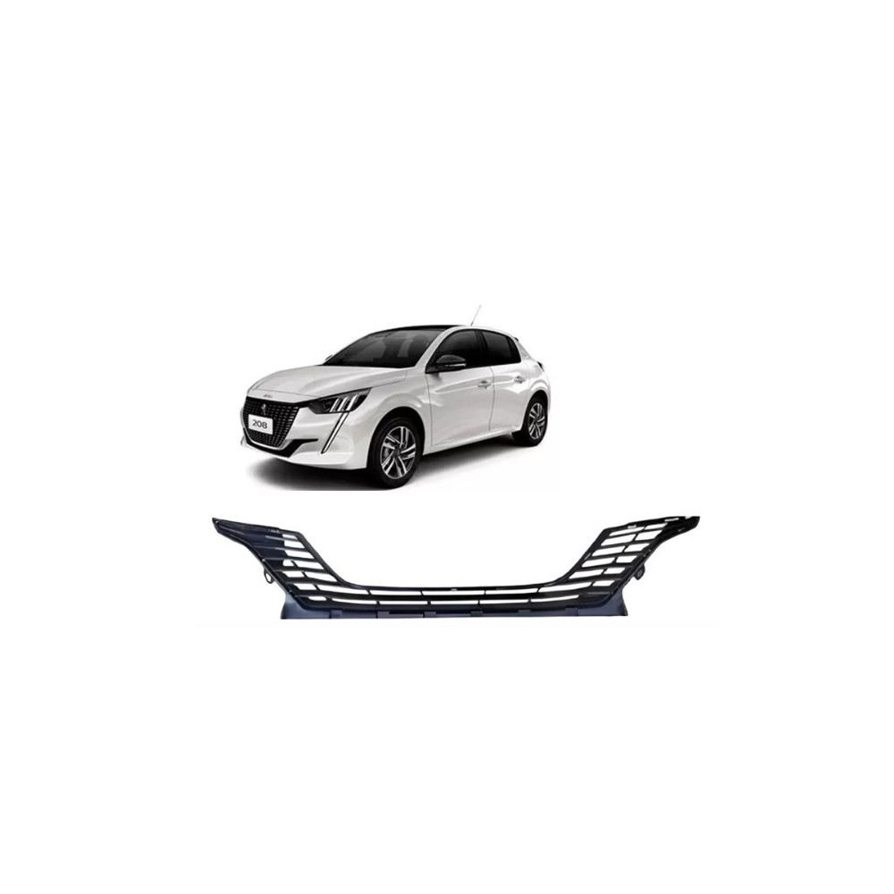 Rejilla parachoque central peugeot 208 2020 2021 2022 2023 2024 2025