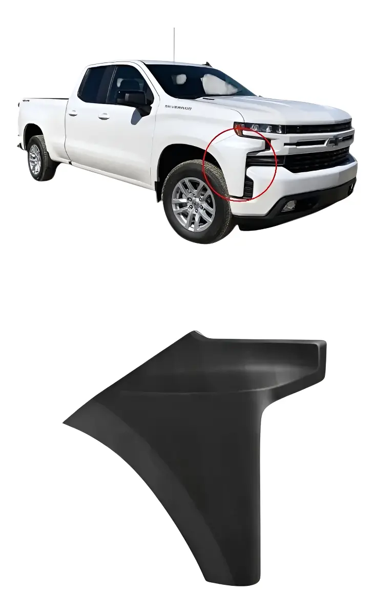Corner parachoque delantero derecho chevrolet silverado 2019 2020 2021 2022 2023 2024