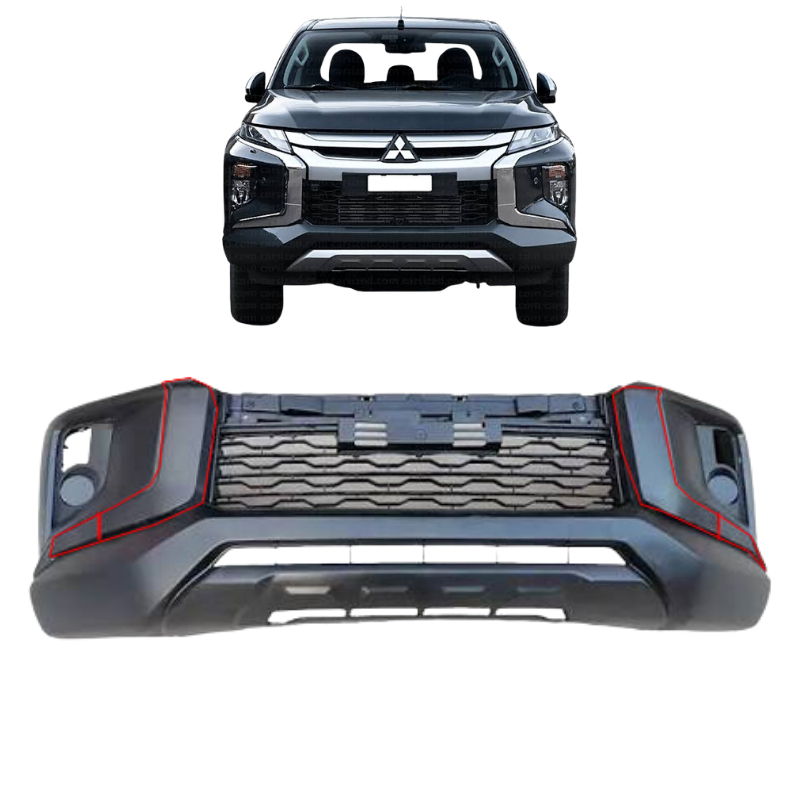 Parachoque delantero mitsubishi l200 2020 2021 2022 2023 2024