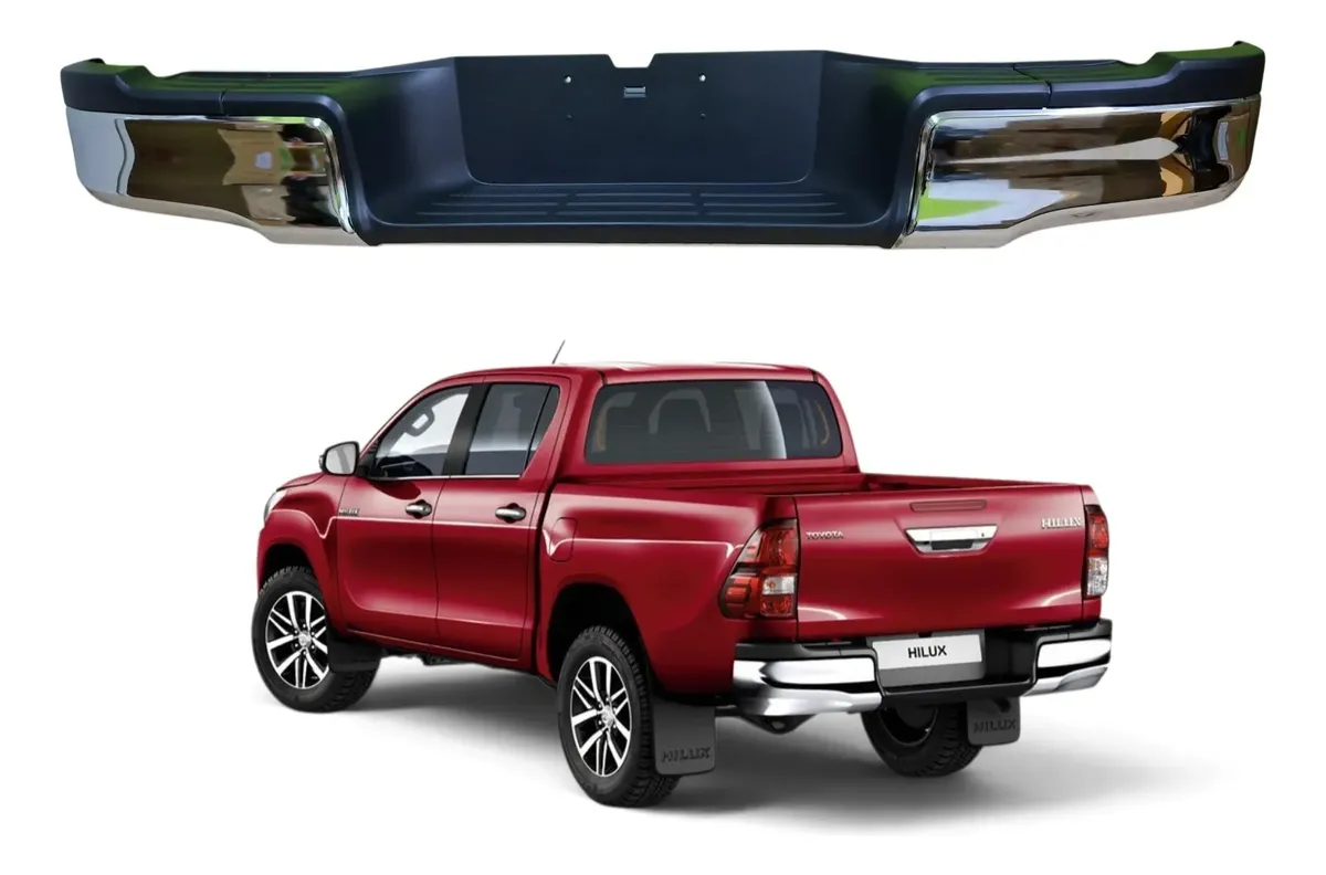 Parachoque trasero toyota hilux 2016 2017 2018 2019 2020 2021 2022 2023