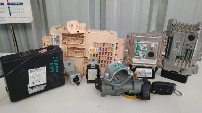 Kit de encendido (chapa llave modulos computador) kia cerato