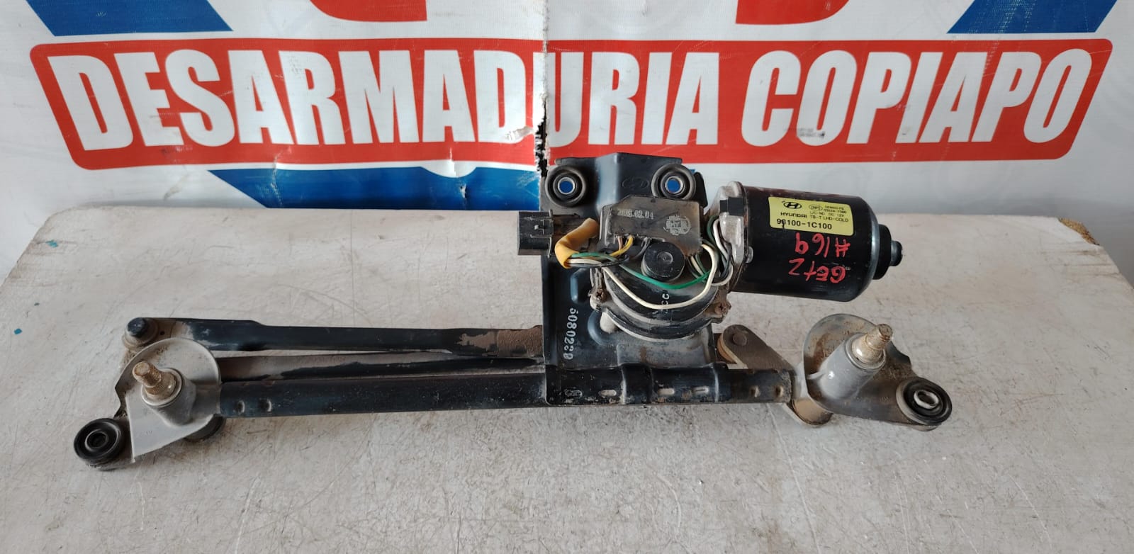Motor limpia parabrisa hyundai getz