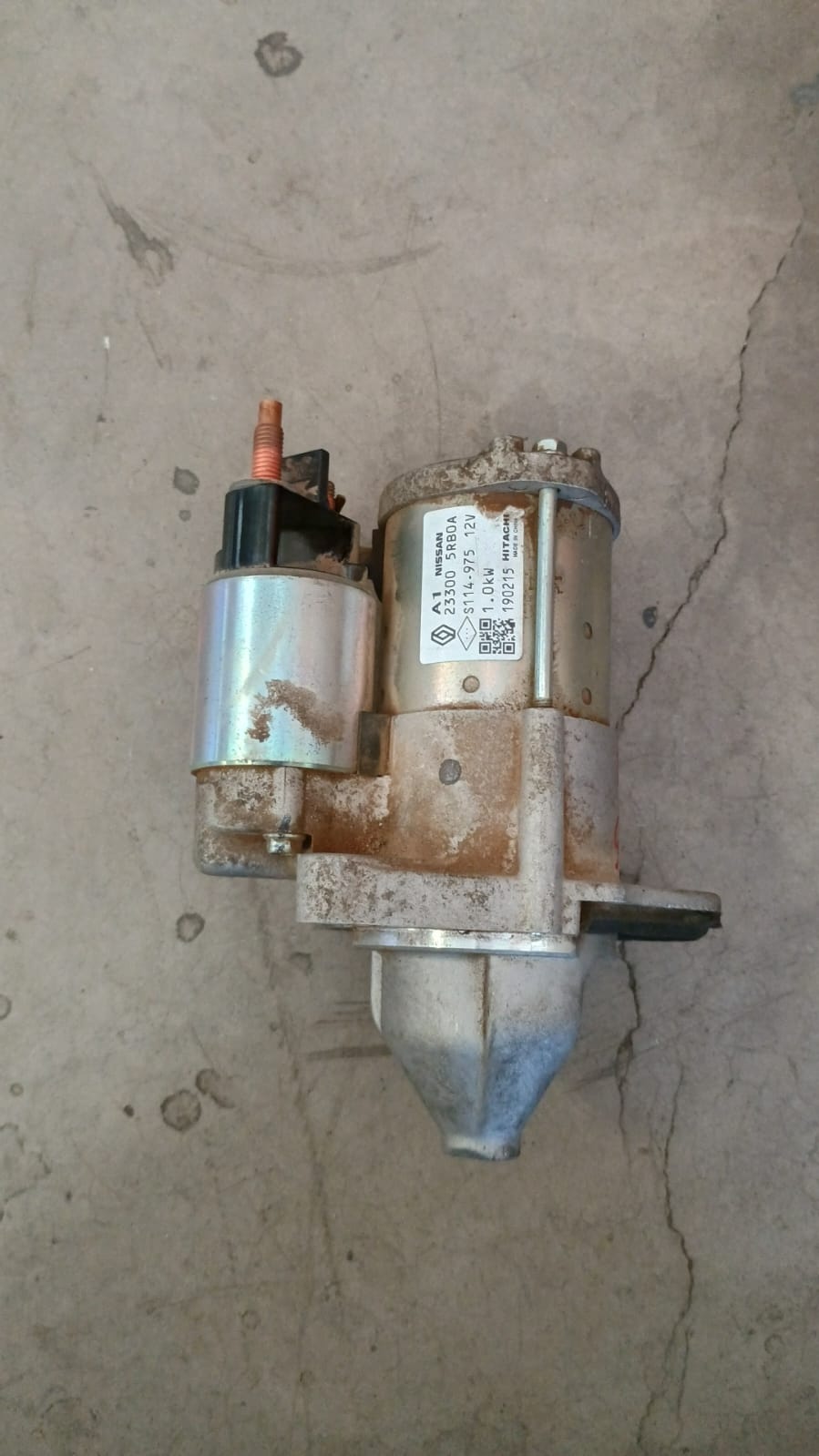 Motor de partida nissan kicks