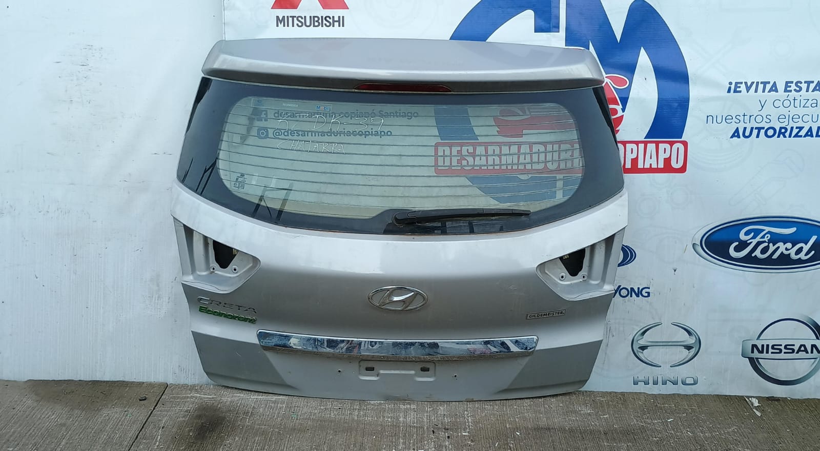 Tapa maleta / portalon hyundai creta