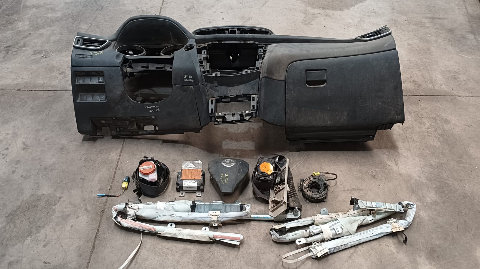 Kit Airbag (Cinturones, Cinta, Modulo Y Nissan Qashqai 2016