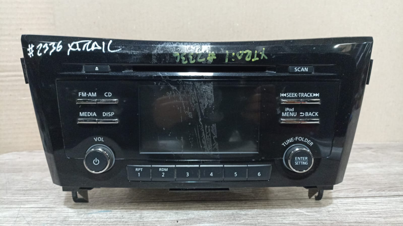 Radio pantalla nissan x-trail