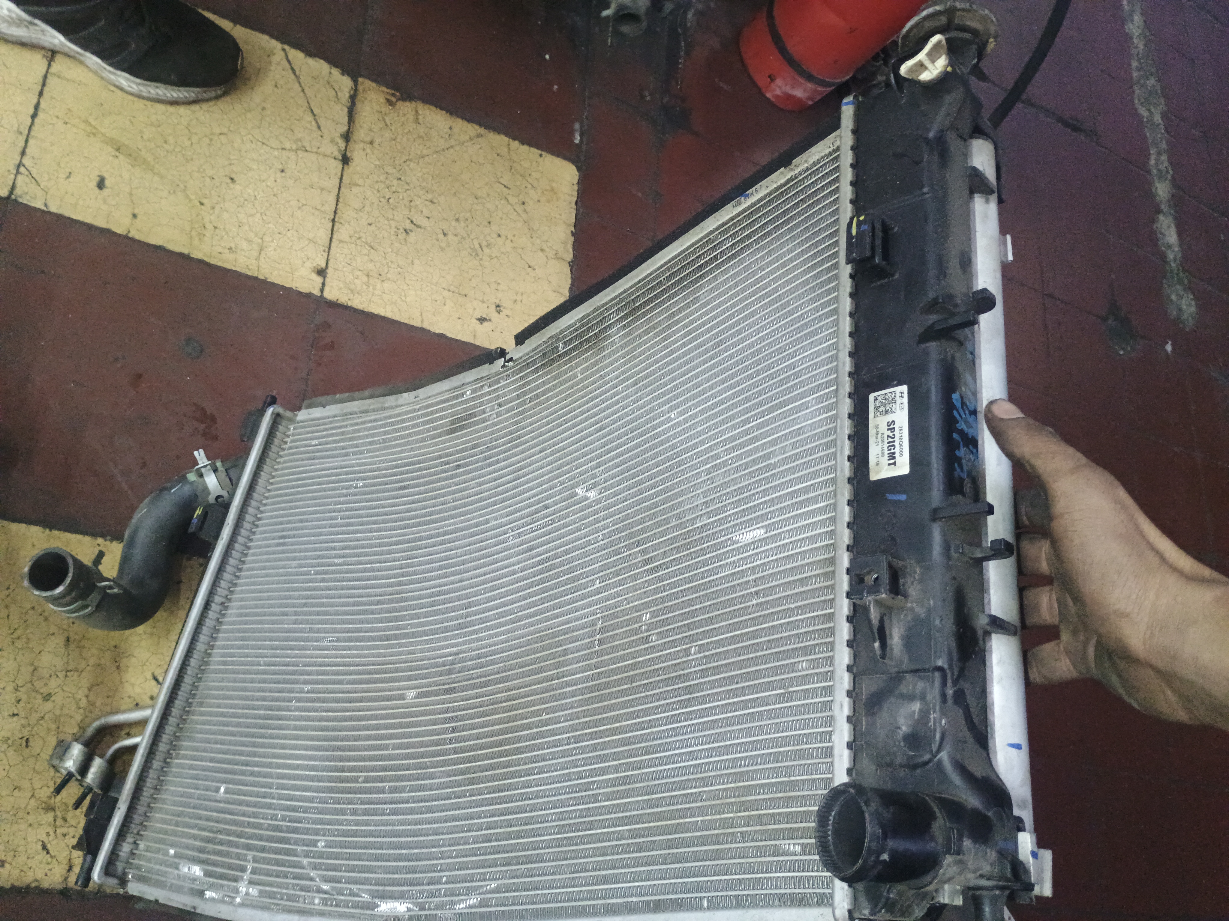Radiador de agua kia seltos