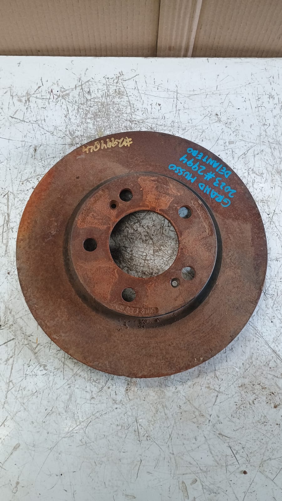 Disco freno delantero ssangyong grand musso