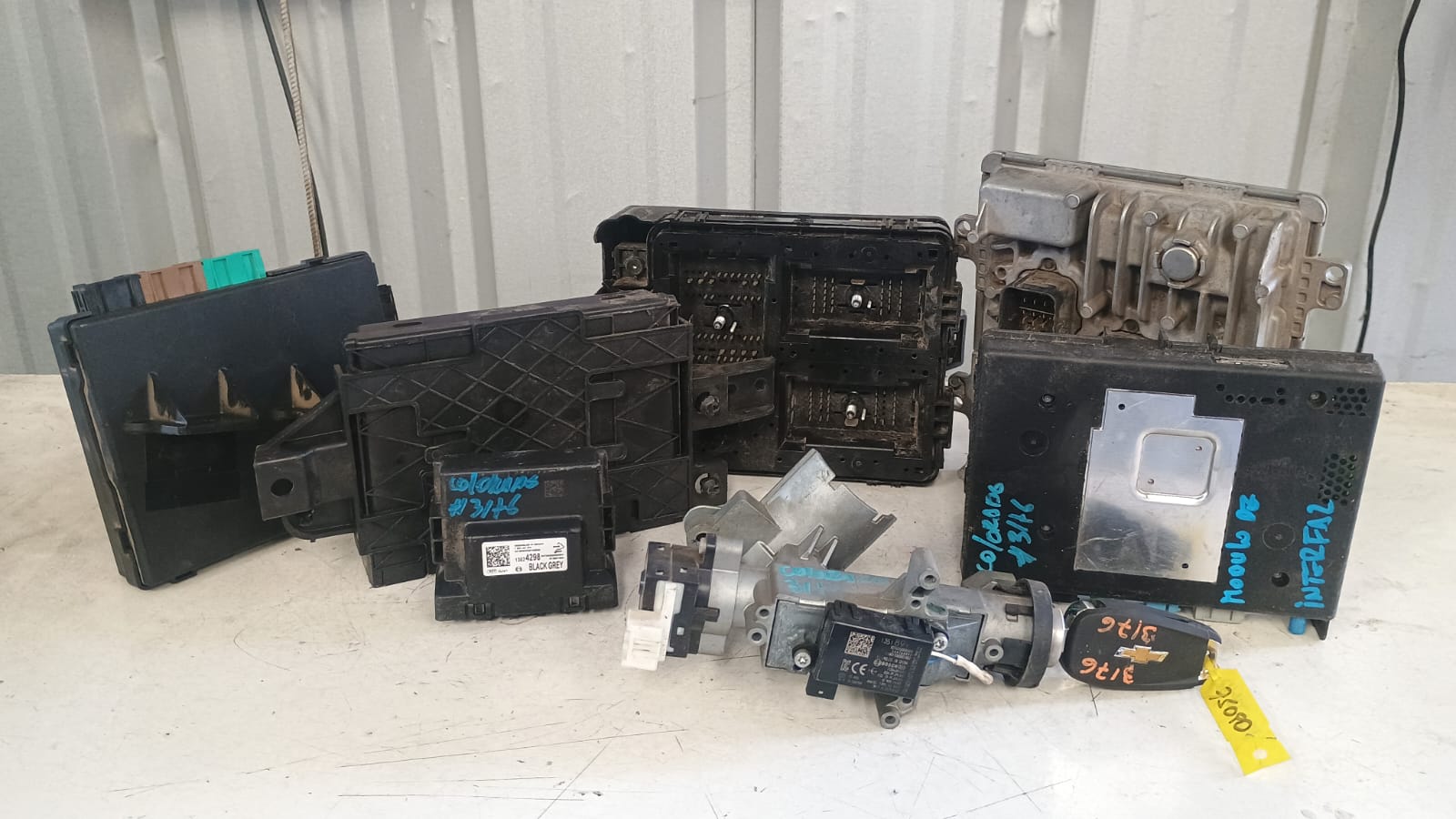 Kit De Encendido (Chapa Llave Modulos Chevrolet Colorado 2019
