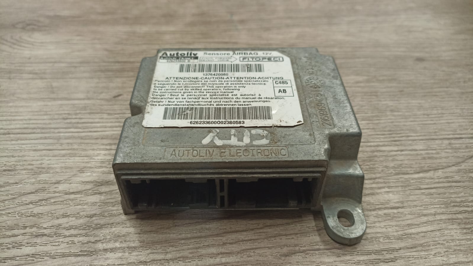 Modulo de airbag (cajetin) fiat fiorino city