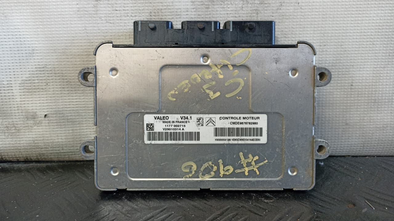 Computador De Motor (Ecu) Citroen C3 2012
