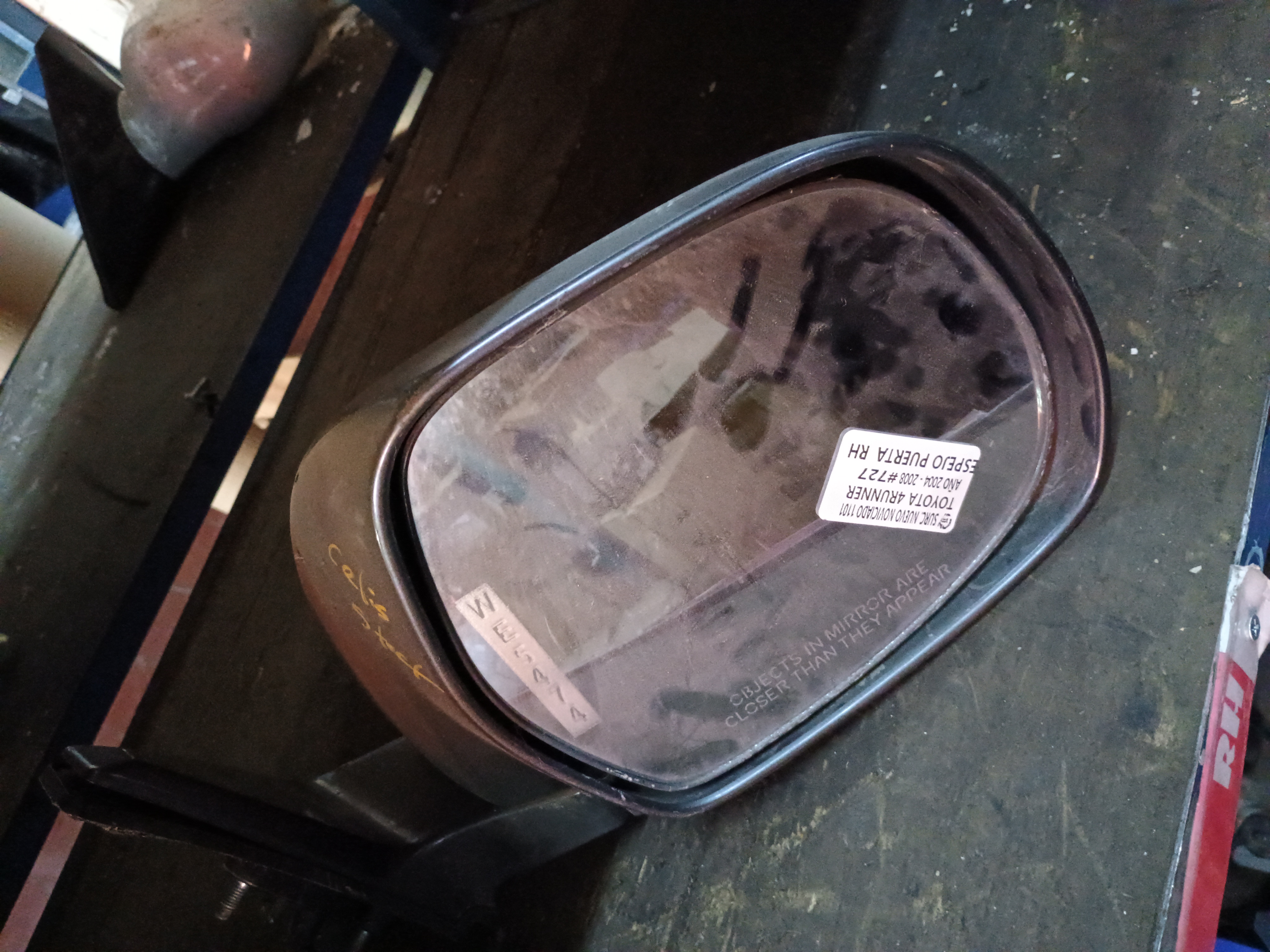 Espejo puerta derecho toyota 4runner 2004 2005 2006 2007 2008