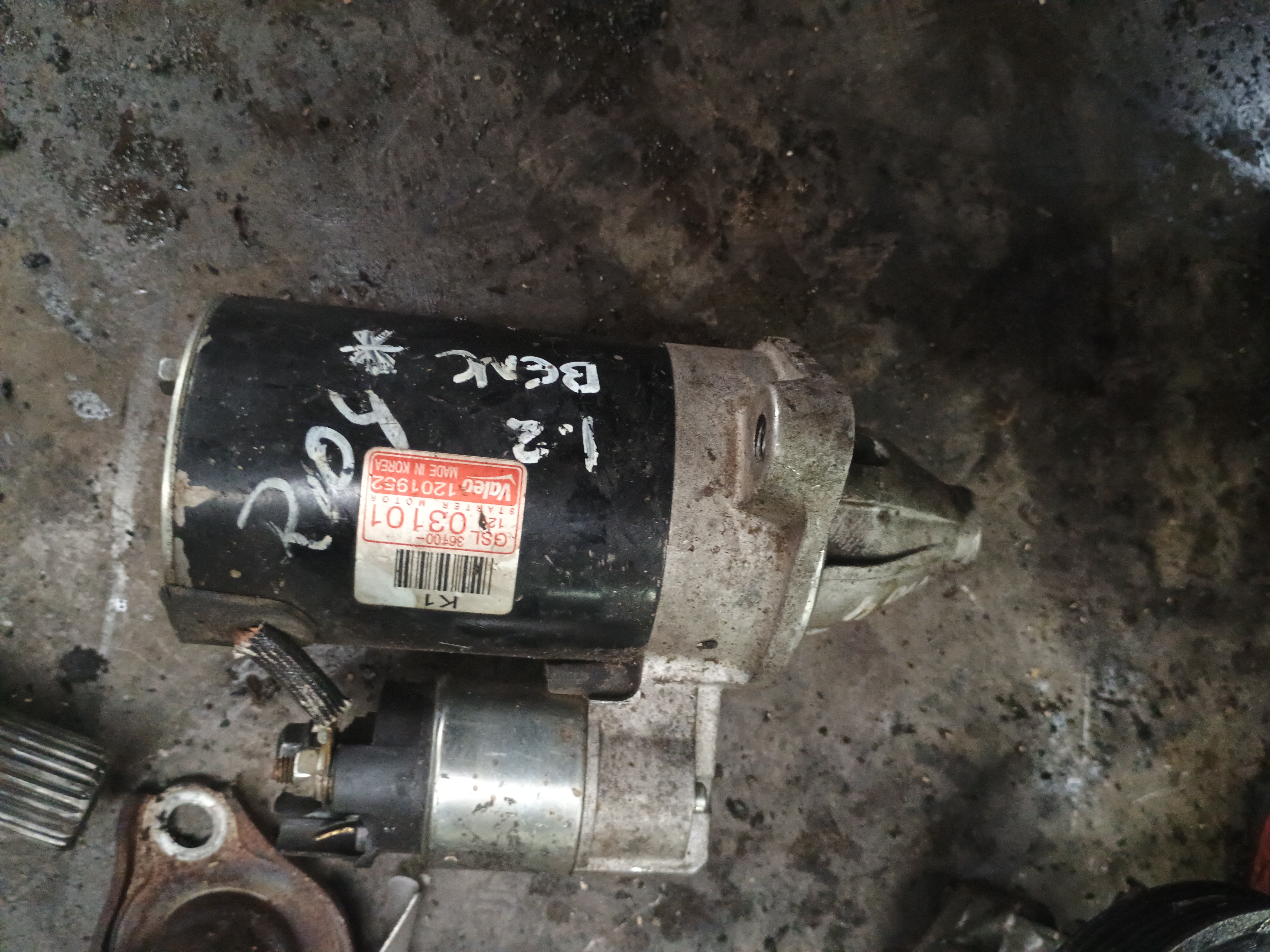 Motor de partida kia rio 4